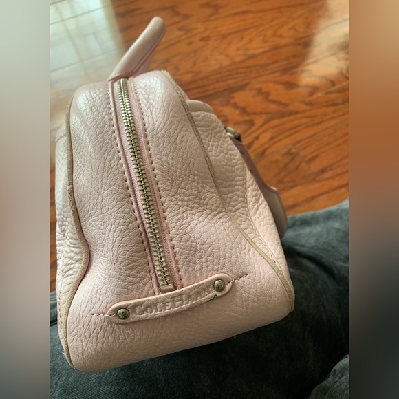 COLE HAAN Baby Pink Leather Satchel Bag - Picture 3 of 4